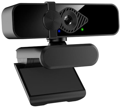 Dobuhont 2K Webcam for PC, 85° View USB Computer Camera, with Noise Canceling Microphone & Privacy Cover, HD Web Cameras for Desktop Laptop Monitor Mac Streaming, Gaming & Video Calling