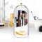 PBUSPU Kosmetik Make Up Organizer 360°Drehbarer Pinselhalter Make-up-Pinsel-Organizer mit Deckel für Lippenstift, Pinsel Schminktisch, Badezimmer, Schlafzimmer