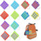 WUSANNA Lot de 12 porte-clés Tic Tac Toe Infinity Tic Tac Toe Mini Tic Tac Toe Porte-clés en plastique pour enfants âgés de 8 à 12 enfants (3 styles), multicolore, M