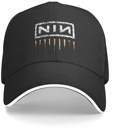 OOOCPUUK Die Louder Than Life Baseballkappe Casual Nine Inch Nails Band Heavy Metal Musik Sandwich Cap für Männer Frauen Verstellbarer Papa Hut