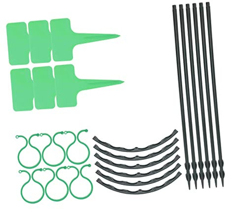 ORFOFE 6sätze Kunststoff Pflanzenhalter Grün Pflanzenständer Für Topfpflanzen Kletterpflanzenhalter Stützgestell Für Garten Zum Anpflanzen Und Stützen