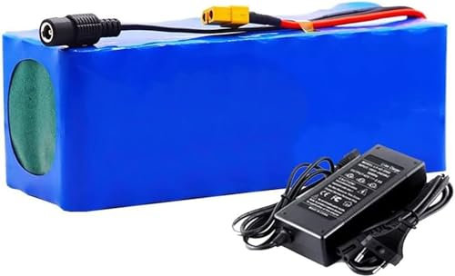 52V 60V Batterie De Vélo Électrique 8AH 10AH 15AH Batterie Velo Electrique avec 42V 2A Chargeur, Batterie De Vélos Électriques pour Moteur De Vélo 250W 500W 800W 1000W 60V 8AH,XT60