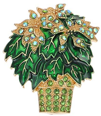 Holibanna Épingle De Sûreté Broche Fleur Insigne Fleur En Cristal Insigne Chapeau Insigne À