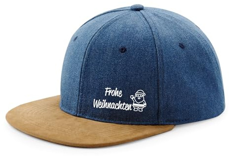 Huuraa Cappy Mütze Frohe Weihnachten Weihnachtsmann Geschenk | Baseballkappe Basecap Kappe Geschenkidee Unisex Baseball Cap