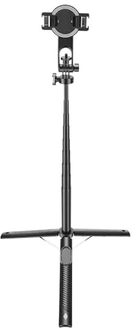 Generic 360° Rotatable & 225° Tiltable Selfie Stick Tripod, Flexible Phone Holder Angles for Overhead Flat Lays, Low Angle Landscapes & Front Facing Professional Selfies