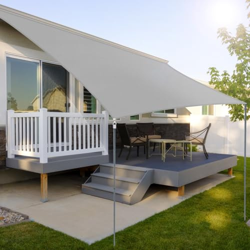 Sonnensegel 3x3m, Sonnenschutz Wasserdicht Windschutz Sonnensegel UV Schutz 99% Sunsegel mit Ösen Schnelle Wärmeableitung Hohen Zugkräften Standhalten Maschinenwäsche für Balkon Terrasse Garten