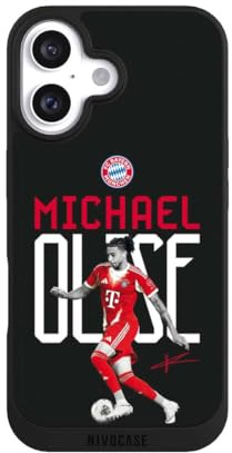 Handyhülle für Apple iPhone 16 FC Bayern München Michael Olise Offizielles