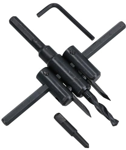 Adjustable Hole Saw/Drill Bit Round Circle Cutter 30mm to 120mm TE373