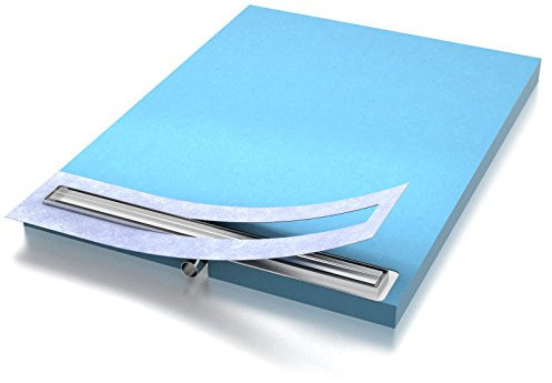 Duschelement 100x110 cm mit Rinne Ablauf waagerecht Rinne befliesbar Duschboard Duschtasse bodeneben