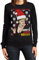 Hässlicher Weihnachtspullover mit Angie - Who's Your Mutti Damen Sweatshirt X-Large Schwarz