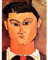 Wee Blue Coo Amedeo Modigliani Portrait Of Moise Kisling Old Large Art Print Poster Wall Decor 18x24 inch