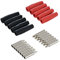Bananenbuchse, isolierter Klinkenstecker für 4 mm männliche, nicht isolierte Bananenstecker, Rot, Schwarz, 10 Stück