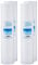 Geekpure Cartuccia filtrante per sedimenti in polipropilene PP da 20 pollici per sistema di filtraggio dell'acqua di tutta la casa, 4,5 x 20-5 micron