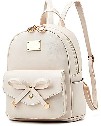 Jywmsc Carino pelle Sintetica Zaino Della Scuola Daypackper Ragazze Donne Casuale Viaggio Borsa Piccola Borsa