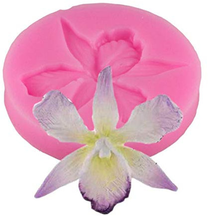 AMOYER 3D Creative-orchideen-Blumen Floral-silikon-Form Cymbidium Für Fondantform Gum Paste Handmade Crafts