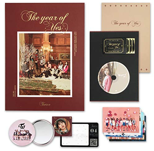 TWICE 3rd Special Album - THE YEAR OF YES [ B Ver. ] CD + Photobook + QR Code Card + Sticker + Photocard + FREE GIFT / K-pop Sealed
