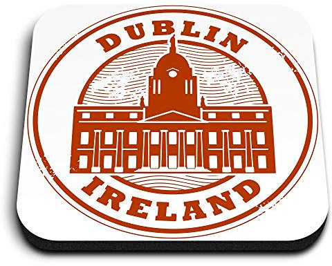 1 x Square MDF Fridge Magnet - Dublin Ireland Irish Travel Architecture 4449
