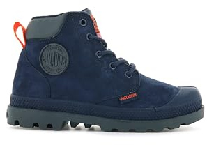 Palladium Unisex Kinder Pampa Hi Cuff Wp Oz Boots Outdoor, Marineblau, 34 EU