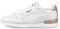 PUMA Baskets R78 pour femme, Blanc/blanc/or rose, 40.5 EU