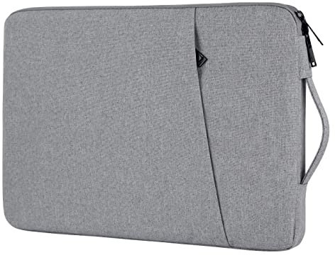 Chelory 15.6 Inch Laptop Sleeve for 16 Inch MacBook Pro Max 2019-2024, 15.6 Inch Laptop Notebook Bag Computer Ultrabook Chromebook Shockproof Water Resistant Protective Case Cover with Handle, Gray