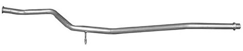 IZAWIT 27.196 Tuyau d'échappement centre Ligne d'échappement Tube d'échappement