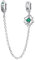 Blumen-Anhänger aus 925er Sterlingsilber, Abstandshalter, Charms für Armbänder, Sicherheitskette, passend für Pandora-Armbänder, kompatibel mit europäischen Armbändern, Blume Emaille Kristall