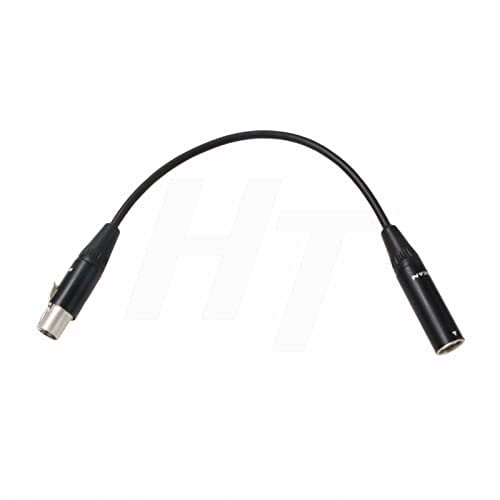 HangTon Audio-Adapterkabel für Shure Mikrofon-Headset TA4M auf AKG Bodypack Transmitter PT 40 80 TA3F WH20TQG, 15 cm