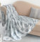 Kuscheli® Kuscheldecke Katzenkopf 3D-Effekt 150x200 Moderne Wohndecke flauschig weiche Sofadecke