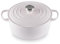 Le Creuset Casseruola rotonda firmata in ghisa smaltata con coperchio, 5,2 l, scalogno