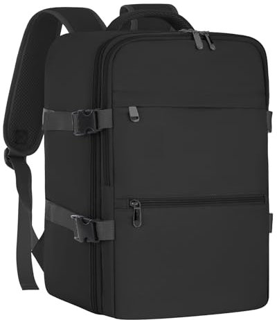 xlodea Zaino Ryanair 40x20x25 Bagaglio a Mano Zaino da Viaggio Aereo Borse da Cabina 40x20x25 per Donna Uomo con Porta USB, Custodia per trolley