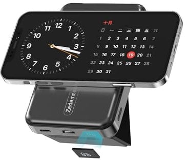 10000mAh 15W Magnetic Power Bank Wireless Portable Charger, Foldable Mag-Safe Battery Pack with USB-C Cable, LED Display, 22.5W PD Fast Charging Power Bank for iPhone 15/14/13/12/Mini/Pro/Pro Max