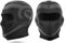 WTACTFUL Sturmhaube Motorrad Sommer Atmungsaktiv Vollgesichtsmaske Motorrad Maske für Herren Damen Winter Fahrrad Snowboarden Kurz Schwarz
