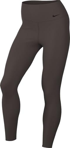 NIKE Damen W NK DF ZENVY HR 7/8 TGHT Leggings, Barockbraun/Schwarz, Medium