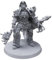 Échelle officielle miniature en résine 3D de l'Empereur de l'humanité personnalisée à partir de W40k chaos Spacemarines