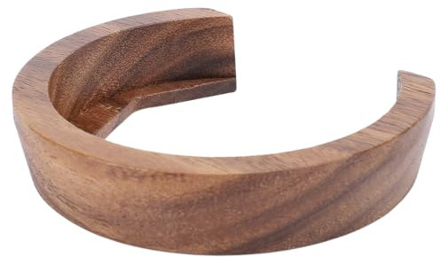 Kaffeemaschinen-Gruppenkopfring, Hitzebeständiger Professioneller Kaffeemaschinen-Holzgruppenkopf, Walnuss-Gruppenkopfring-Ersatzteil für E61 für LELIT, für ECM, für WPM, für EXPO