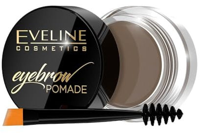 Eveline Cosmetics Wasserdichte Augenbrauen Pomade - No 03 Blond, Langanhaltend & Wischfest mit Doppelseitigem Applikator, 12 ML