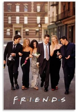 Friends Poster Wandkunst Bilddruck Moderne Familienzimmer Dekor 08x12inch(20x30cm)