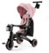 Kinderkraft JAZZ 2, Tricycle Transformable 6 en 1, Avec Fonction Draisienne, Pliable, Avec Accessoires, Vélo Polyvalent, Protection UV UPF50+, De 9 mois à 5 ans, Rose