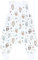 TupTam Sommerschlafsack Baby mit Füßen – Leichter Schlafsack Baby Sommer 0.5 TOG, OEKO-TEX, Farbe: Eule Beige Pastellblau, Größe: 68-74