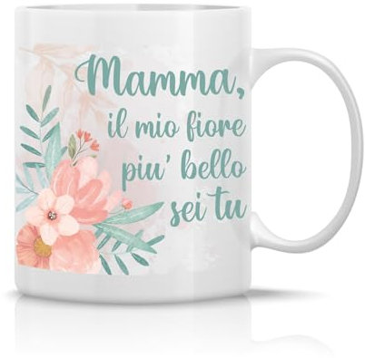 Partycolarità | Tazza Personalizzata Regalo per la Mamma | Idee Regalo Mamma | Con Scatola in Regalo | 330 ml (Dolce)