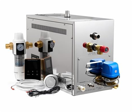 ZADCCS Sauna Steamer, Luxury 9KW Spa Shower Steamer Sauna Steam Bath Generator, Sauna Bath Installations for Home Spa Sauna
