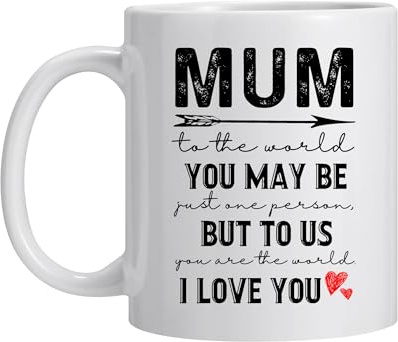 Fugifting Birthday Gift for Mum,Mothers Day Coffee Mug,Mums Christmas Gifts from Daughter Son,Funny Present for Mummy,Mama,Step-Mum,Mother-in-Law