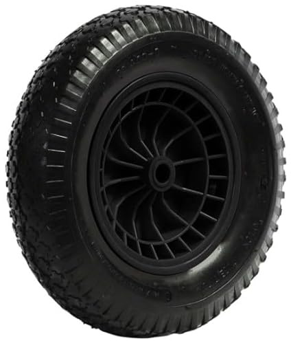 Excel Heavy Duty Rubber Wheelbarrow Wheel Black for 100L SKU 30372