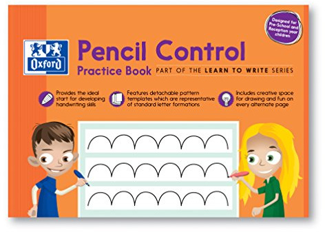 Oxford-Übungsbuch Pencil Control Practice Book, A4-Querformat, 210 x 297 mm
