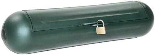as - Schwabe Sicherheitsbox - Sicherheit für Schuko, Stecker und Buchse - L: 36 cm Ø 11 cm - Zuverlässiger Schutz vor Außeneinwirkungen - Hervorragend für den Außenbereich - mit Schloss, 48708