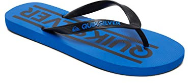 Quiksilver Java Wordmark - Scarpe da Spiaggia e Piscina Bambino, Blu (Black/Blue/Black Xkbk), 35 EU