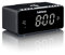 Lenco CR-550 Horloge Numérique Noir Radio portable - Radios portables (Horloge, Numérique, FM, LED, 3,05 cm (1.2), Noir)