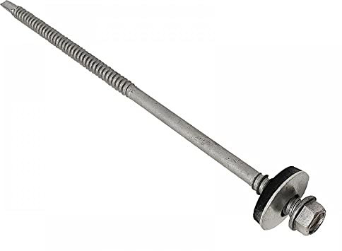 TechFast Light Duty Composite Sheet to Steel Roofing Screws | 5.5 x 85mm | Elementech | Box 100
