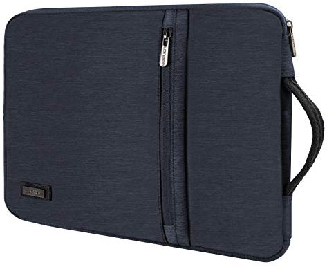 LONMEN Water Resistant 9.7-10.5 Inch Laptop Sleeve Protective Case with Handle for 9.7 10.5 11 iPad Pro Air / 10.2 iPad /10 Microsoft Surface Go / 10.5 Samsung Galaxy Tab A S4, Blue