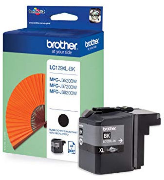 Brother Tinte LC-129XLBK Original Schwarz LC129XLBK, Super High Yield